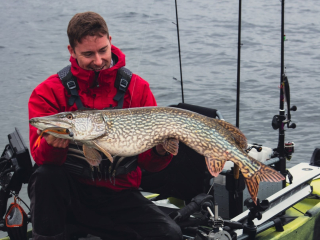 Kasper with a SUPER pike!