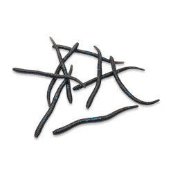 Earthworm - Black / blue flakes