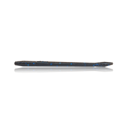 Finesse Worm (11.5cm/4.5inch)- Black / Blue flakes
