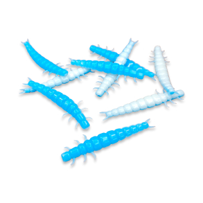 Larva - Baby blue / white (UV)